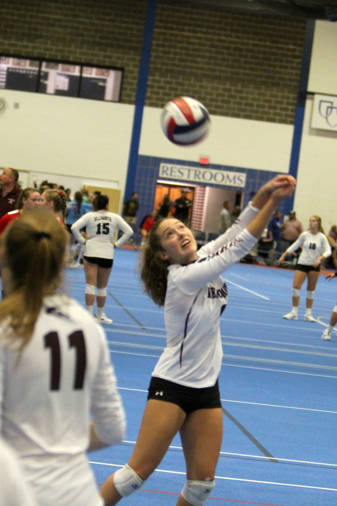 Prep volleyball sprawl at UW-Stout 8-31-19